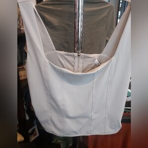 Showpo NARLA CORSET TOP stone color